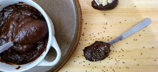 Brigadeiro de colher com biomassa de banana verde zero adição de açúcar